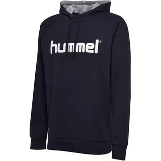 hummel Herren HMLGO Cotton Logo Hoodie Marine, L