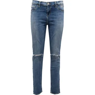 2796AB pantalone donna LTB JEGGINGS blue washed denim jeans woman