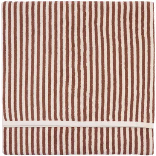 Yard Hebden Badetuch – Ultra Weich 100% Baumwolle Frottee Gestreift Luxus Badezimmer Handtuch (Pekannuss – 70x130cm)