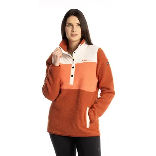 Klim High Pile Mountain, Pullover Damen - Dunkelorange/Orange/Beige - XXL