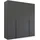 Drehtürenschrank PURISMA 201 x 223 x 60 cm Grau