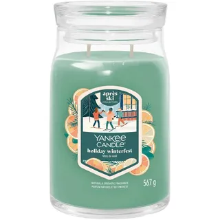 Yankee Candle Holiday Winterfest 567 g grün