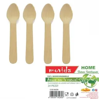 Movida Holzlöffel 24 Stück 64280
