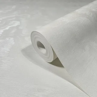 Marburg Vliestapete Metalloptik Glänzend Hammerschlag 10,05 m x 0,7 m Weiß