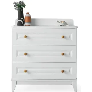 Kinderkommode – moderner Schrank stilvolles Sideboard für das Kinderzimmer - Weiß
