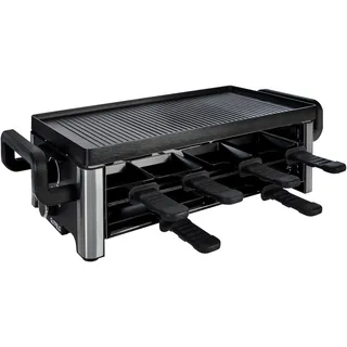 Gutfels RACLETTE 4030 | Raclette Grill Personen | 2100 W | Antihaftbeschichtung | Stufenlose Regulierung | Pizza-Pfännchen