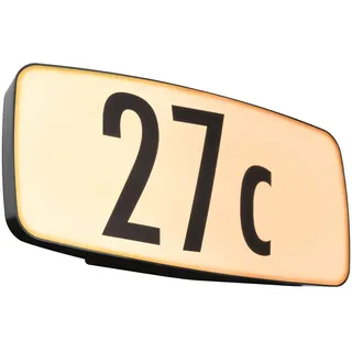 Paulmann Sheera IP44 ZB 94507 LED Hausnummernleuchte Smart Home Zigbee 3.0 Dämmerungssensor insektenfreundlich