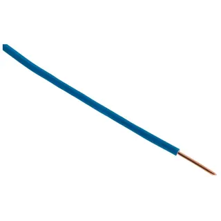 Zenitech - Elektrisches Stromkabel H07V-U 2,5mm2 - Einadriger Leiter mit PVC-Isolierung - Ideal für Wohnraum-Innenanschlüsse - Blau - 10m