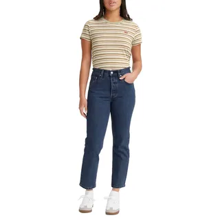 Levi's Damen-Jeans 78 Crop 501 Original in Stonewash-W25 / L28