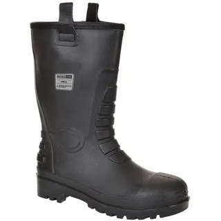 PORTWEST Neptune Rigger Sicherheitsstiefel Schwarz 44