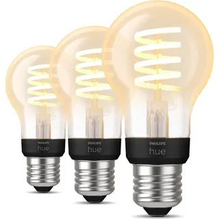 Philips Hue, White Ambiance Filament Lampe (E27, 7 W, 550 lm, 1 x, G)