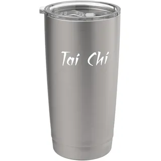 Tai Chi Anfänger/Tai Chi Studenten/Tai Chi Kalligraphie Doppelwandiger Edelstahl-Thermobecher