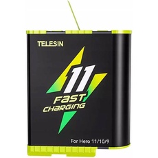 Telesin Fast charge battery for GoPro Hero 11/10/9 GP-FCB-B11 (11, Hero 9), Action Cam Zubehör