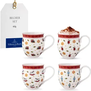 Villeroy & Boch Toy's Delight Jubiläums-Becher 0,39 l Bunt 4 St.