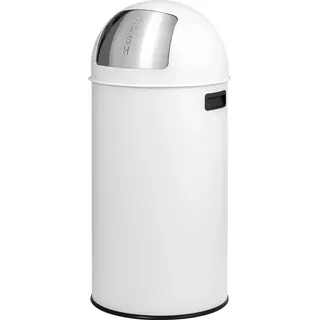 ELUNO Pushmülleimer 35 l Weiß