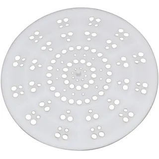 All-around24 1 x Abflusssieb Silikon groß und flach universal für Küche Waschbecken-Sieb Dusche Haarsieb Badewanne Spüle (1 x Silikon, Ø 120 mm)