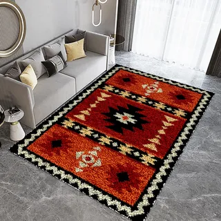 Knüpfteppich Zum Selber Knüpfen-Sets Groß, Latch Hook Rug, Vorgedrucktes Muster Leinwand Teppich Stickerei Handwerk Für Erwachsene Handarbeiten diy Teppich Handarbeit Selbst Knüpfen Set 40 x 70 cm