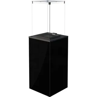 Kratki Gaskamin PATIO MINI Glas schwarz Manuell Gasheizgerät 4-8,2 kW