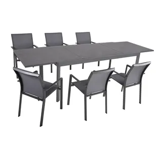 Garden Pleasure Nerea Set 7-tlg. Grau