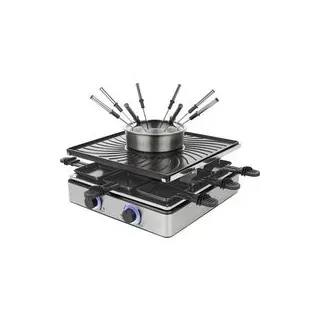 Princess 01.162670.01.001 Raclette 8 Pfännchen, 8 Fonduegabeln