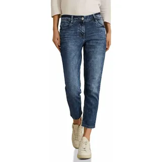 CECIL 7/8 Jeans 'Style Scarlett', B378645, mid blue used wash, Gr. 26 x 26 - Blau