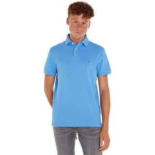 Tommy Hilfiger Herren Poloshirt Kurzarm 1985 Regular Polo Regular Fit, Blau (Blue Spell), S