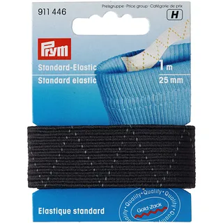 Prym 911446 Standard-Elastic 25 mm schwarz