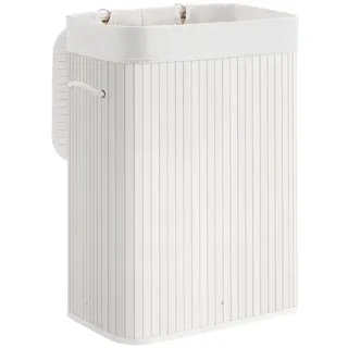 Songmics Songmics, Wäschekorb Coline 72L weiß