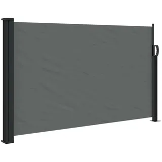 vidaXL Seitenmarkise 120 x 600 cm grau Polyester