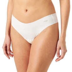 sloggi Damen Zero Microfibre 2.0 Hipstring String, Angora, M