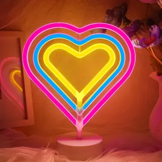 Looklight Abfallen Neon Schild, Abfallen Neon Light,Leuchten Art Wall Decor Licht-LED-Nachtlicht Batterie Lampe für Kinder,Light Neonlicht Wall Lampe Led Wanddeko,Bar