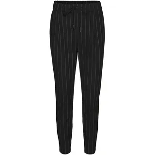 Vero Moda Casual Hosen - Black / Stripes Snow White Pinstripe - XL - 32