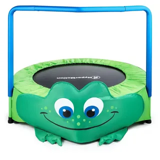 HyperMotion Frosch Mini-Trampolin 91 cm Grün/Schwarz