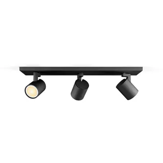 Philips HUE Led-Strahler , Schwarz , Metall , 10.90x8.90x48 cm , Lampen & Leuchten, Innenbeleuchtung, Spots & Strahler, Deckenspots