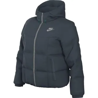 Nike FB8769-328 W NSW PE SHINE PUFFER Jacket Damen Deep Jungle/Deep Jungle Größe S
