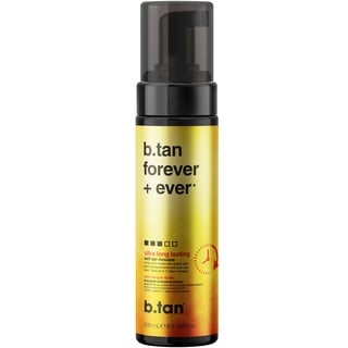 b.tan Selbstbräune | b.tan Forever & Ever – Hält bis zu 11 Tage, schnelle Selbstbräunung, 1 Stunde sonnenloses Bräunungsmousse, kein künstlicher Bräunungsgeruch, 200 ml