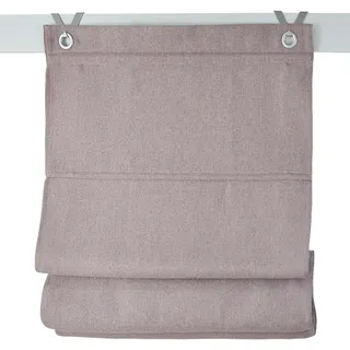 Raffrollo KUTTI "Dimout" Gr. 2, braun, B:60cm H:130cm, Obermaterial: 100% Polyester, Raffrollos, Raffrollo, verdunkelnd, Polyester, Hakenaufhängung