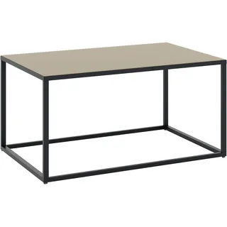 Couchtisch "Reno", graphit schwarz, glas taupe glanz, graphit schwarz, glas taupe glanz, B:100cm H:50cm T:60cm, SET ONE BY MUSTERRING, Tische, Couchtisch, Maße (BxHxT in cm) 100 x 50 x 60