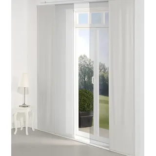 Schiebegardine WIRTH "Torbole" Gr. 3, braun (hellbraun), B:60cm H:225cm, Jacquard, Baumwolle, Polyester, Gardinen, Schiebegardine