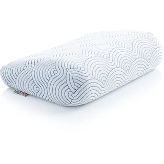 TEMPUR EASE Schlafkissen Memory Foam, ergonomisches Nackenstützkissen für jede Schlafposition, Liegegefühl fest, 50 x 31 x 10/5 cm, Weiß