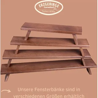 Weigla Schwibbogen-Fensterbank »Weihnachtsdeko, Made in Germany« 1 Stk. aus Buchenholz, Tiefe ca. 7,5 cm, braun