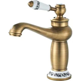 Namuoto Retro Bronze Waschtischarmatur Bad Armatur Einhebelmischer