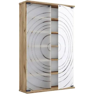 VCM Media-Regal Standregal 60 x 18 x 0 cm Beige