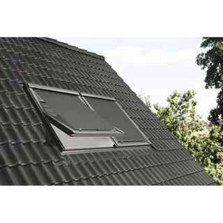 VELUX Hitzeschutz-Markise transparent schwarz solarbetrieben MSL PK10 5060