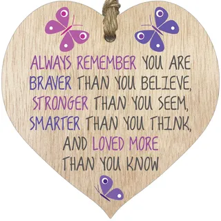 Stuff4 Holzherz, helles Holz, Einheitsgröße