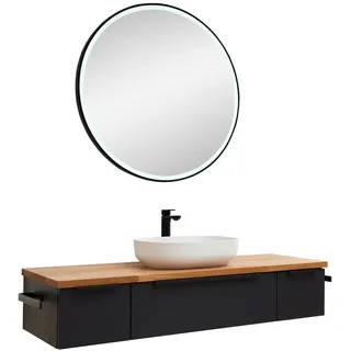 Pelipal Badmöbel-Set Serie 4010 3-tlg. Weiß Hochglanz