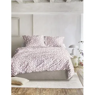 IRISETTE Bettwäsche »Easy 8587« 2 Stk., tlg. pflegeleicht und bügelfrei, rosa,