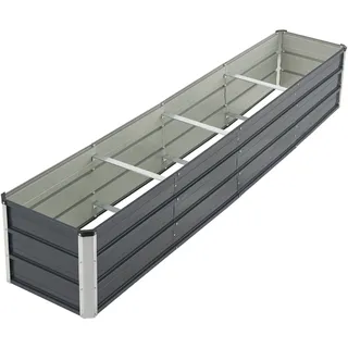 [en.casa] Nijmegen 240 x 47 x 40 cm Anthrazitgrau