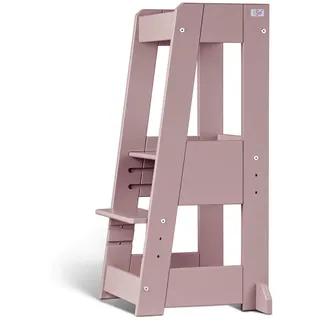 tiSsi Lernturm , Altrosa , Holz , Buche , massiv , 40x91x45 cm , Babymöbel & Kindermöbel, Babyzimmer, Hochstühle, Lerntürme