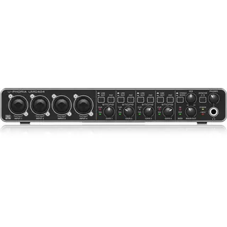 Behringer UMC404HD USB Audio Interface, 24-Bit/192kHz, with 4 Midas Mic Preamps